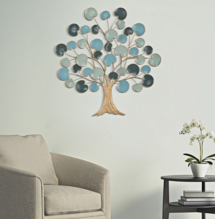 Decoratiune Copac Albastru Liniste - CreativDeco [9]