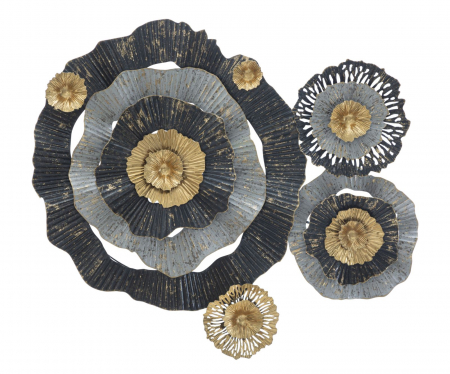 Decoratiuni metalice - Decoratiune metalica perete Otos, multicolor