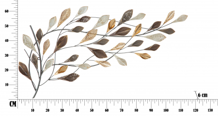 Decoratiune metalica perete Ramo, multicolor [6]