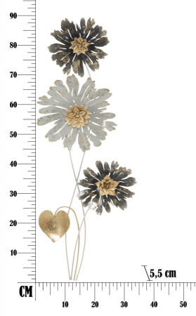 Decoratiune Perete Flori Stilizate - Eleganta CreativDeco [5]