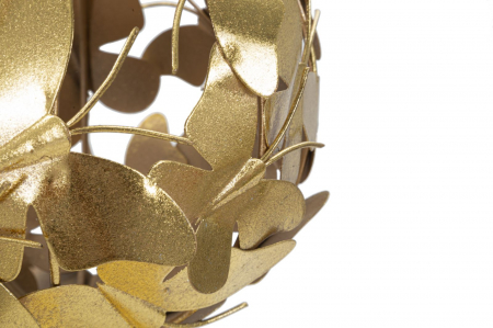 Decoratiune Fluturi glob metalic auriu - CreativDeco.ro [2]