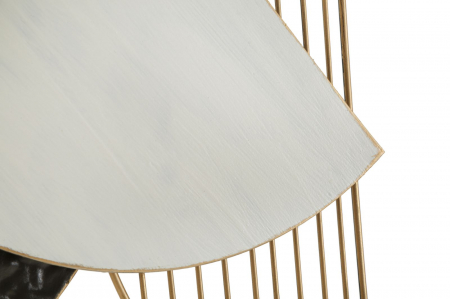 Decoratiune perete Boly, metal, auriu negru - creativdeco.ro [3]