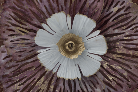 Decoratiune perete Bunga, fier [3]
