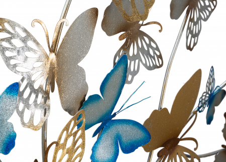Decoratiune metalica perete Fluturi, multicolor - creativdeco.ro [3]