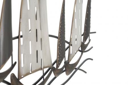 Decoratiune perete Regata, fier, multicolor [4]