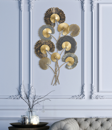 Decoratiune perete Web-C, metal/multicolor [1]