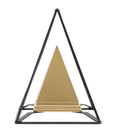 Ornament piramida auriu cu fier negru - CreativDeco.ro   [11]