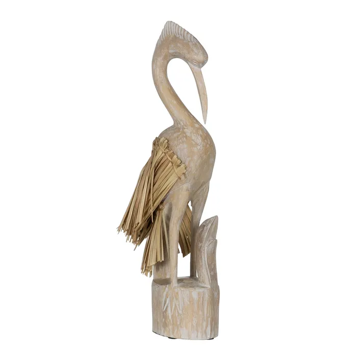 Obiecte decorative - Figurina lemn fibre naturale design rustic|Decoratiuni naturale elegante
