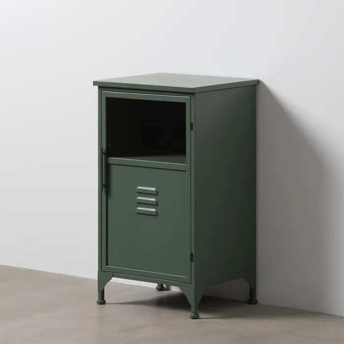 Comode si Bufete - Dulap metal verde mentă compact|Mobilier organizare industrial