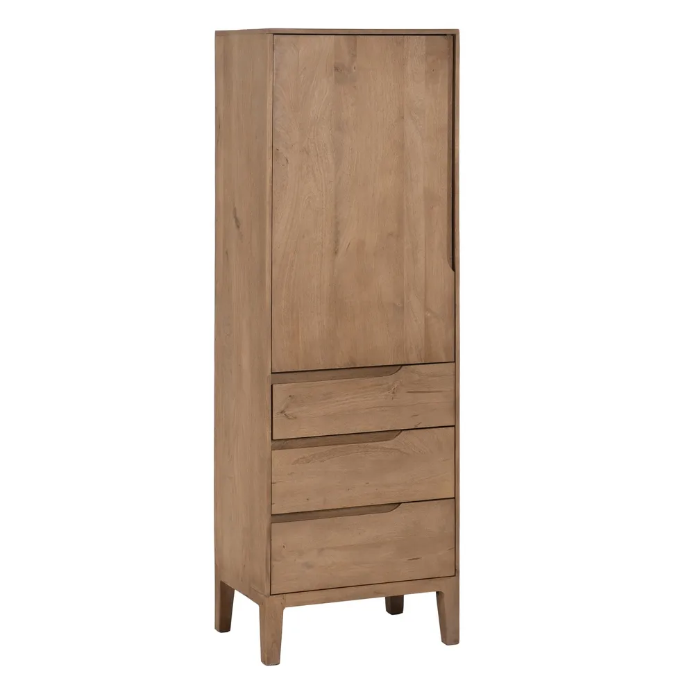 Dulap Inalt Lemn Masiv Mango | Mobilier Depozitare Versatil [1]