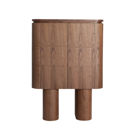 Mobilier - Dulap din furnir de nuc cu raft interior reglabil Dune