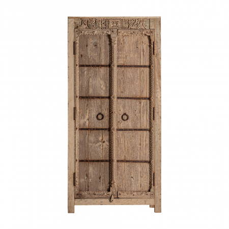 Sifoniere si Dulapuri - Dulap colonial lemn tec si fier|Dulapuri elegante