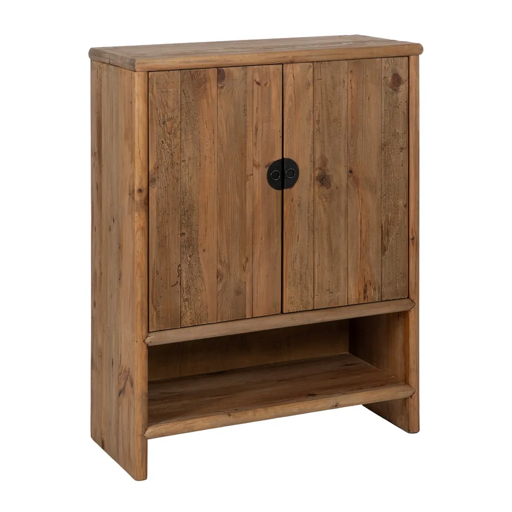Dulap vintage din lemn masiv de pin | Mobilier de depozitare [1]