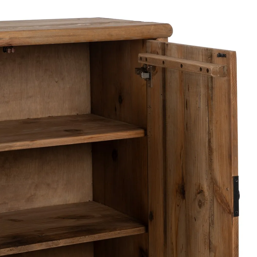 Dulap vintage din lemn masiv de pin | Mobilier de depozitare [4]