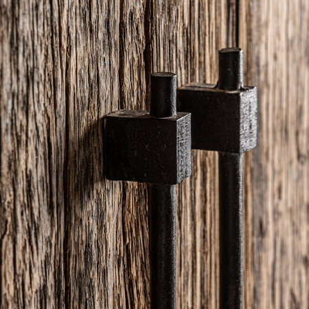 Dulap colonial lemn recuperat metal|Dulapuri durabile [3]