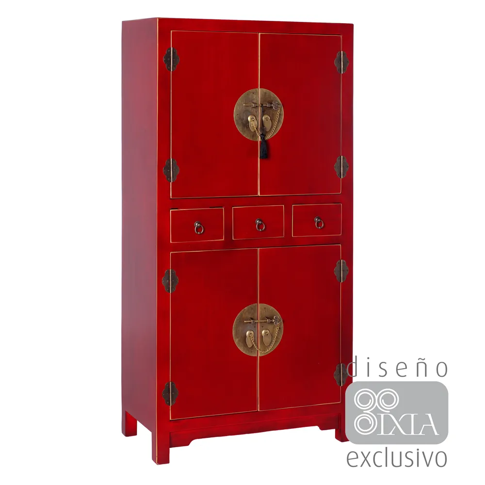 The Orient - Dulap rosu vintage oriental | Dulapuri elegante