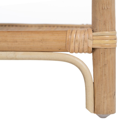 Etajeră din ratan în stil boho natural Panama [9]