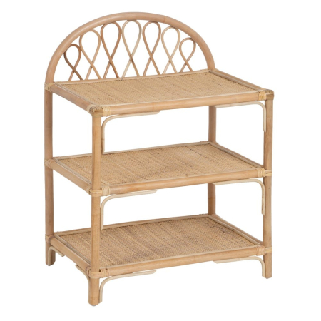 Etajeră din ratan în stil boho natural Panama [1]