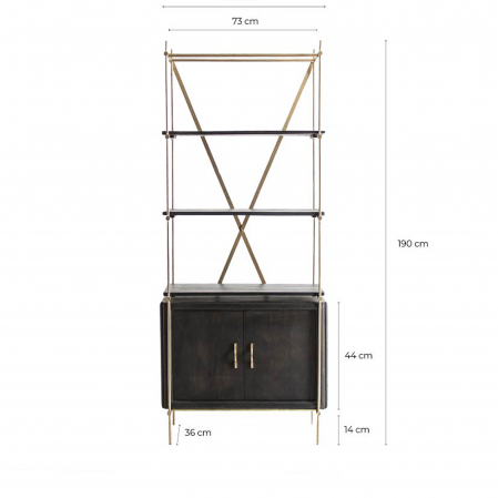 Etajera metalica contemporana|Etajere elegante moderne [5]
