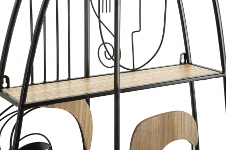 Etajera ovala contemporana arta functionala CreativDeco [3]