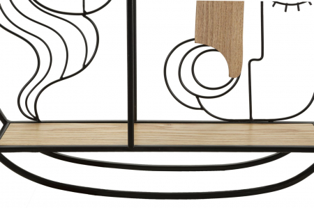 Etajera ovala contemporana arta functionala CreativDeco [2]