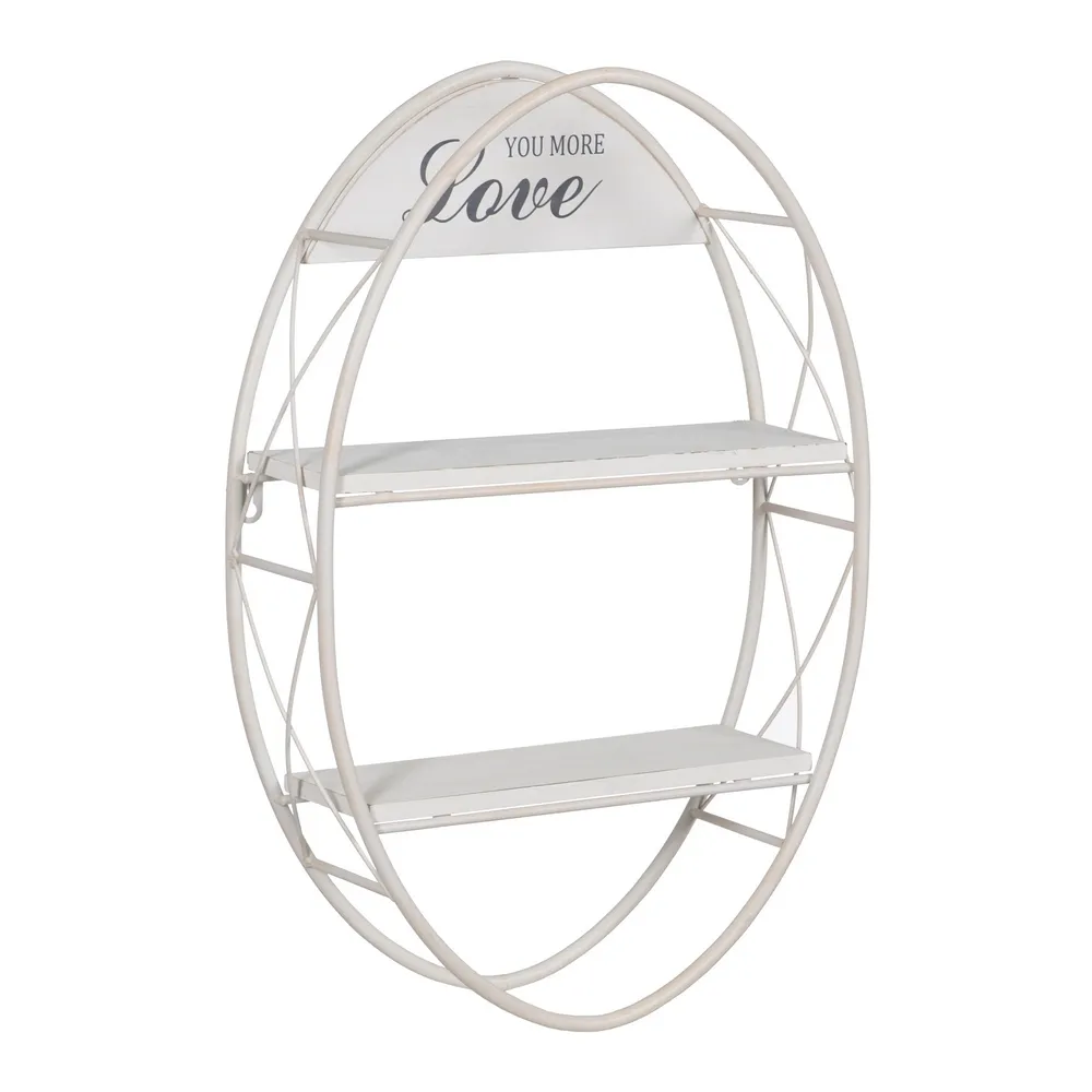 Rafturi de perete - Etajera Vintage Romantica | Rafturi Spatioase pentru Decor Shabby Chic
