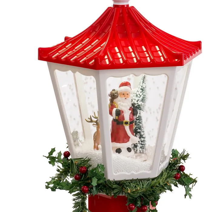 Felinar Crăciun LED Moș Crăciun interioare festive|Felinare luminoase pentru Crăciun [1]