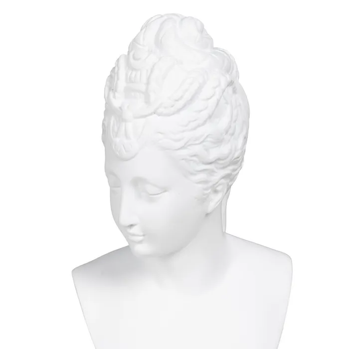 Bust decorativ polirășină albă|Decoruri clasice elegante [3]
