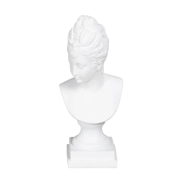 Statuete si Sculpturi - Bust decorativ polirășină albă|Decoruri clasice elegante