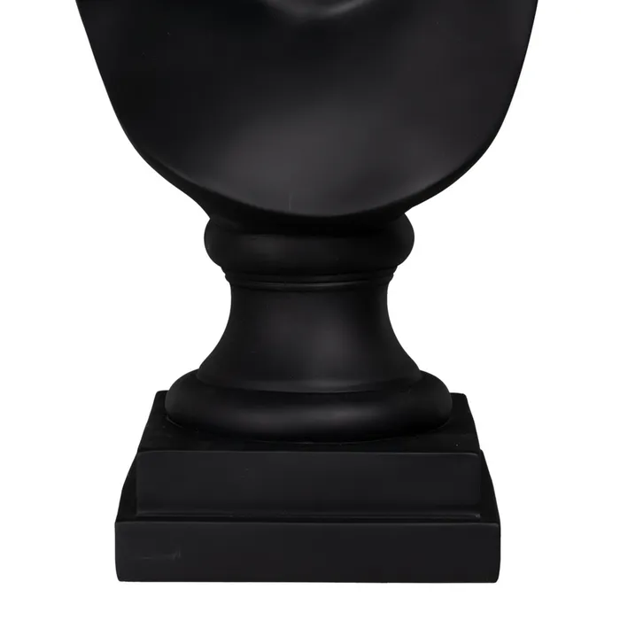 Bust decorativ polirășină neagră|Decoruri de lux moderne [5]