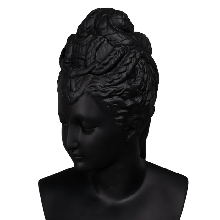 Bust decorativ polirășină neagră|Decoruri de lux moderne [3]