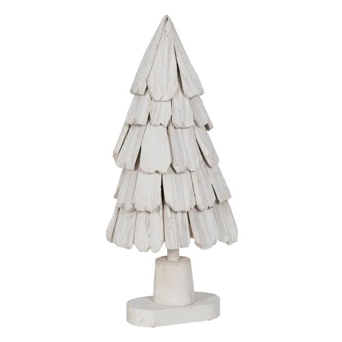 Figura brad lemn alb finisaj natural|Decoratiuni moderne rafinate [3]