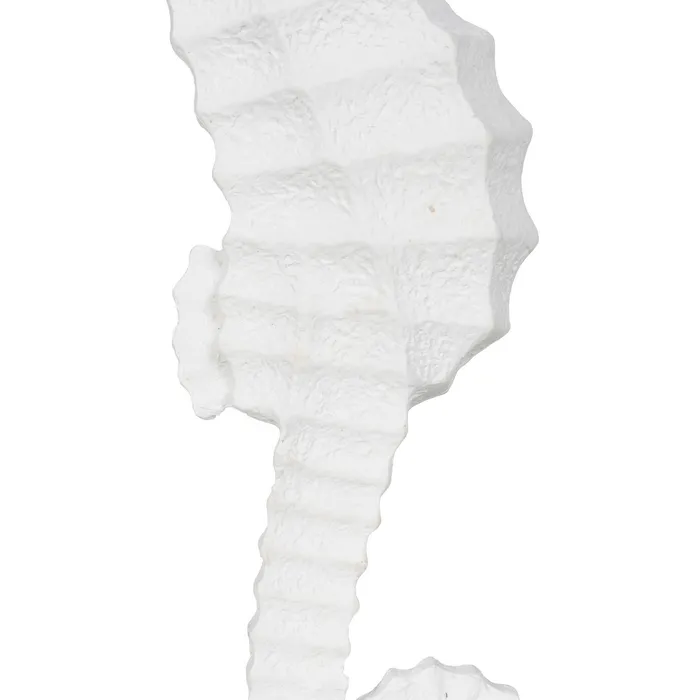 Figura calut de mare rasina alba|Decoratiuni marine elegante [4]