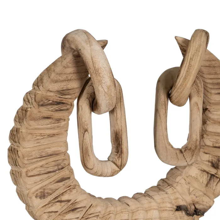 Figura decorativa coarne lemn|Decoratiuni rustice autentice [2]