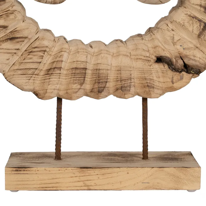 Figura decorativa coarne lemn|Decoratiuni rustice autentice [3]