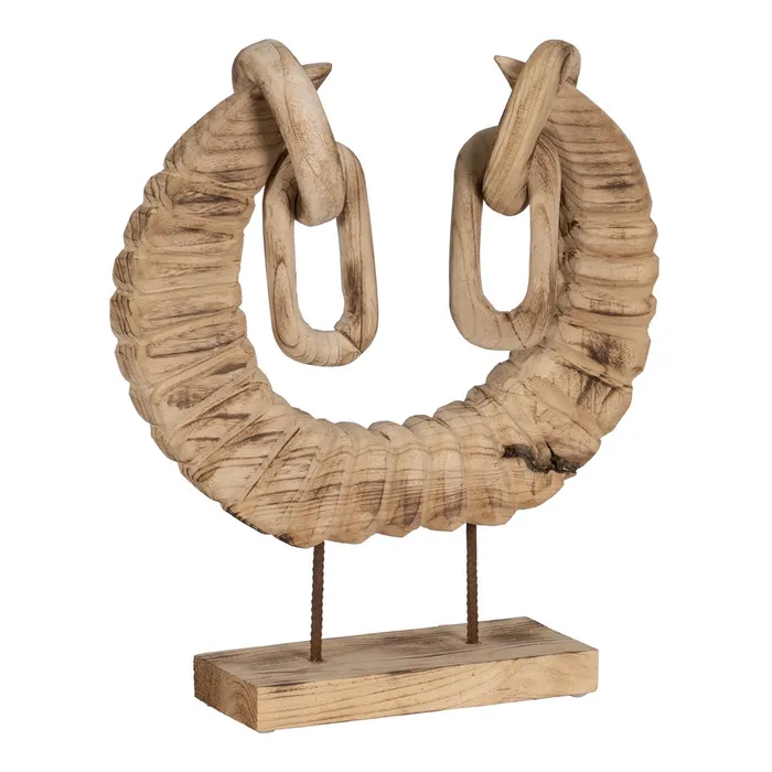 Figura decorativa coarne lemn|Decoratiuni rustice autentice [1]