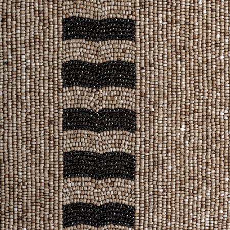 Figura decorativa din bambus in nuante neutre pe suport metalic negru demontabila Lahae 50x12x65 cm [1]