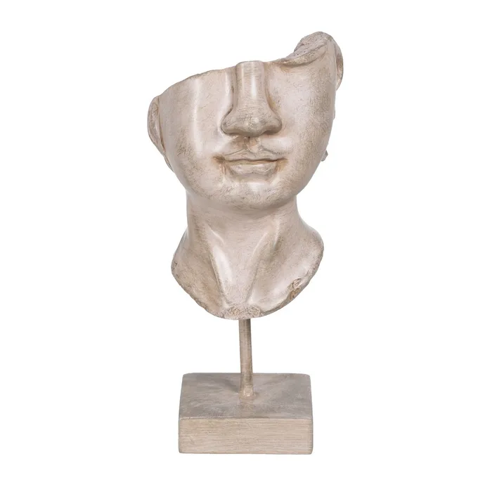 Statuete si Sculpturi - Sculptură modernă polirășină metal|Decoruri contemporane elegante
