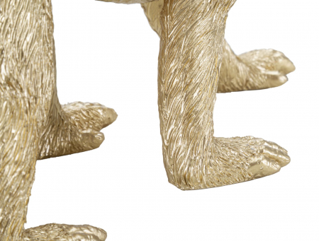 Figurina Maimuta cu pui aurie | Statueta decorativa dragoste | CreativDeco.ro [3]