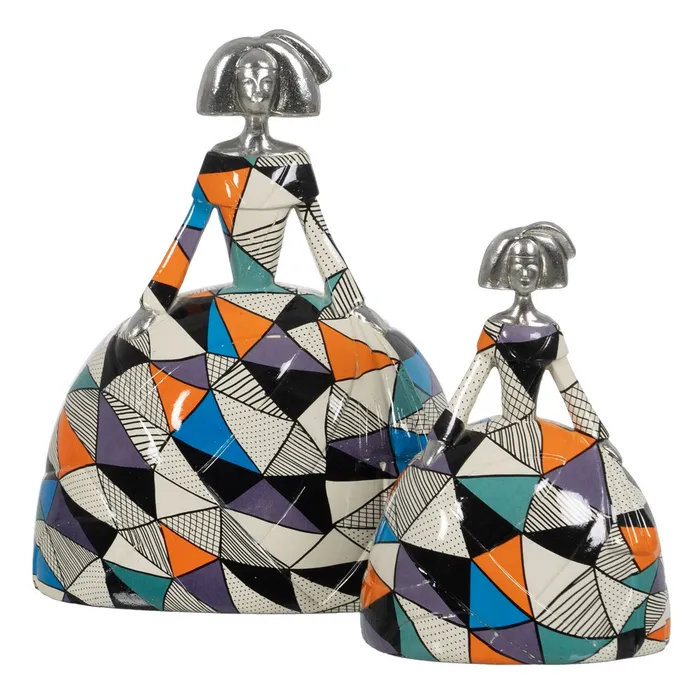 Figurină Menina rășină multicoloră statement|Decoruri eclectice elegante [1]