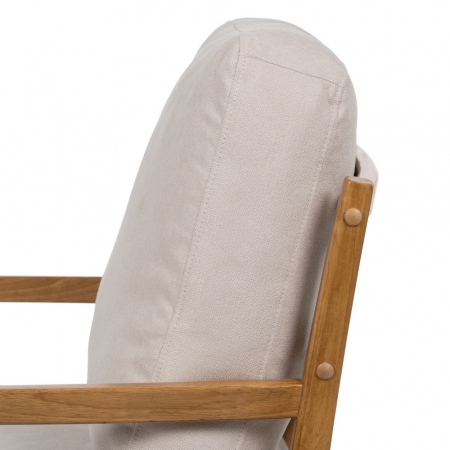 Fotoliu alb-natural lemn si MDF|Fotolii moderne pentru decor elegant [6]