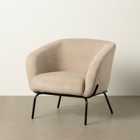 Fotoliu bej modern confortabil