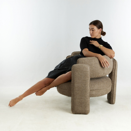 Fotoliu bej Garda 94x88x73 cm [1]