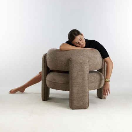 Fotoliu bej Garda 94x88x73 cm [2]