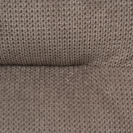 Fotoliu taupe tapițat cu structură metalică și design modern [10]