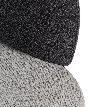 Fotoliu bicolor din stofă și metal [6]