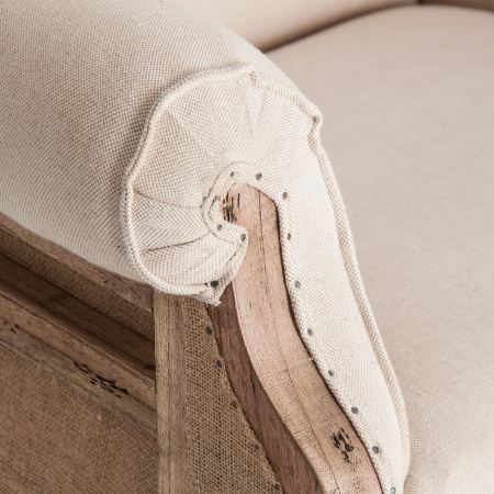 Fotoliu crem lemn tropical|Fotolii shabby chic elegante [4]