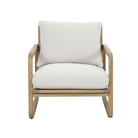Mobilier - Fotoliu cu cadru din lemn natural de acacia