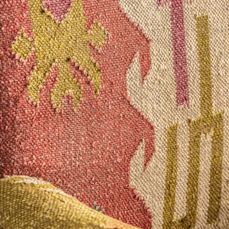 Fotoliu vintage mango iuta kilim|Fotolii retro [6]