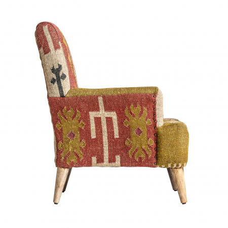 Fotoliu vintage mango iuta kilim|Fotolii retro [2]